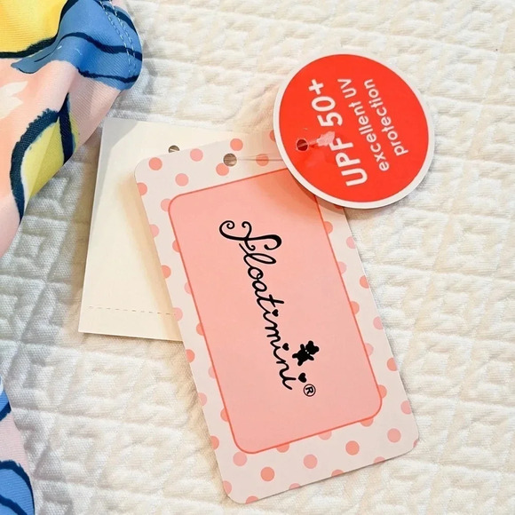 NWT Floatimini Toddler Girl One Piece Swimsuit Size 4 - Picture 8 of 9